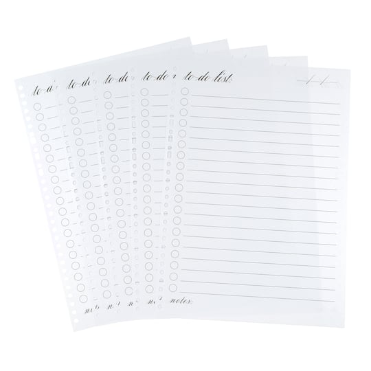 8.2" x 11.6" A4 To Do List Fill Paper, 50 Sheets by Recollections™